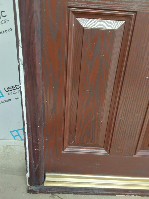 Used Rosewood Composite Back Door 900mm x 2090mm 0672 - Image 11