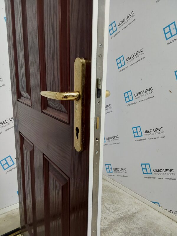 Used Rosewood Composite Back Door 900mm x 2090mm 0672 - Image 5