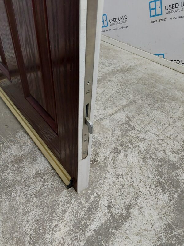 Used Rosewood Composite Back Door 900mm x 2090mm 0672 - Image 6