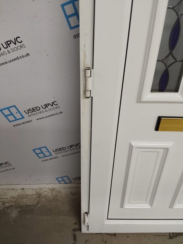 Used White Upvc Front Door 900mm x 2035mm 0622 - Image 9