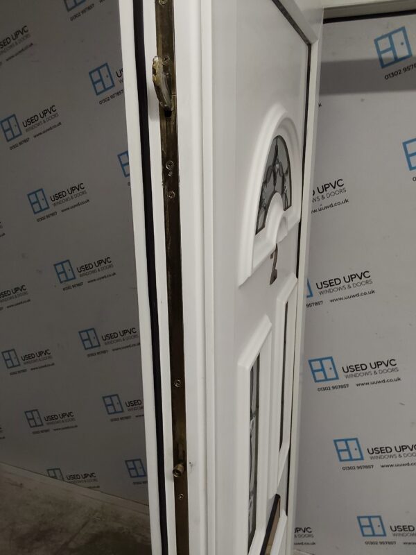 Used White Upvc Front Door 900mm x 2035mm 0622 - Image 4