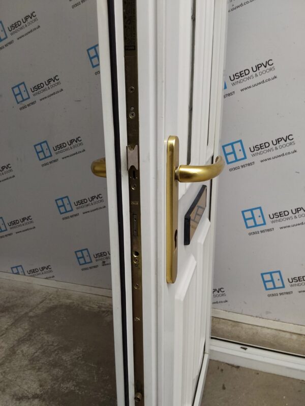 Used White Upvc Front Door 900mm x 2035mm 0622 - Image 5