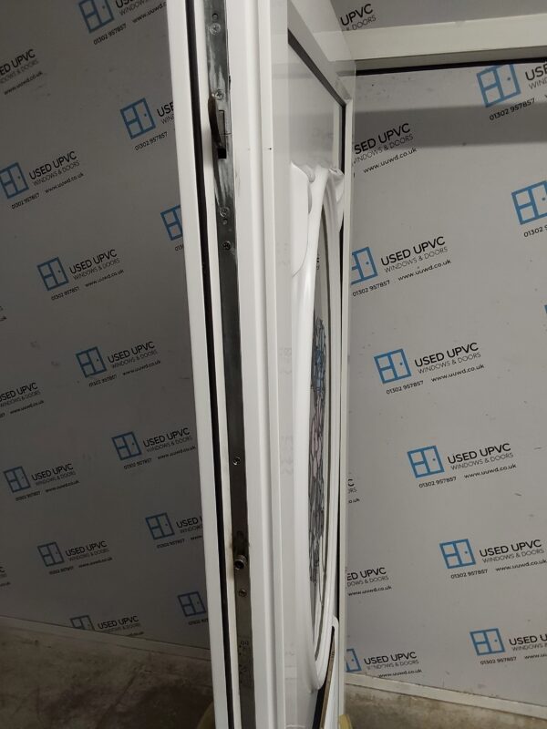 Used White Upvc Front Door 1000mm x 2020mm 0713 - Image 4