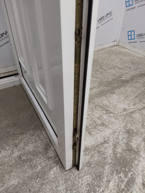 Used White Upvc Back Door And Side Panel 1110mm x 2120mm DS002 - Image 6