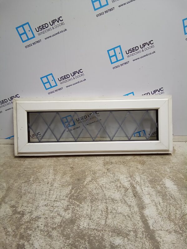 Used White Upvc Window 1120mm x 415mm C3113