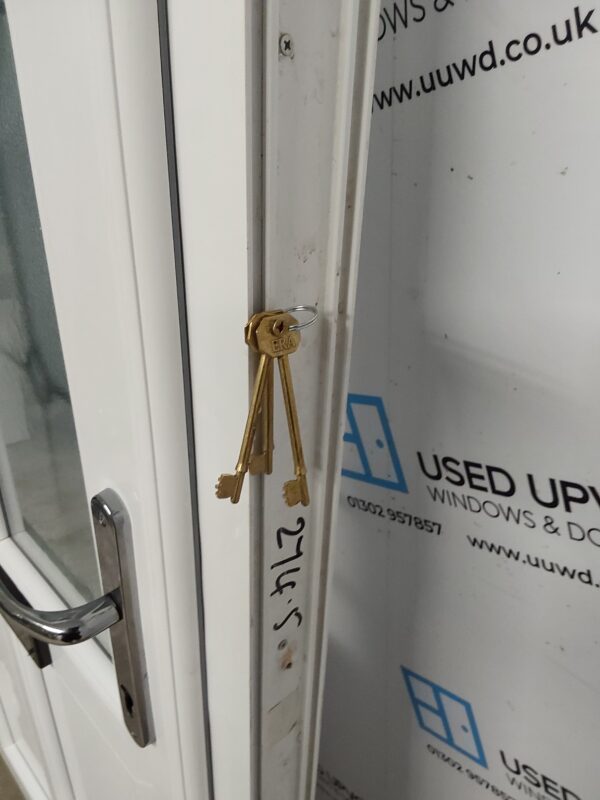 Used White Upvc Front Door 915mm x 2060mm (Reduce To 890mm) 0406 - Image 10