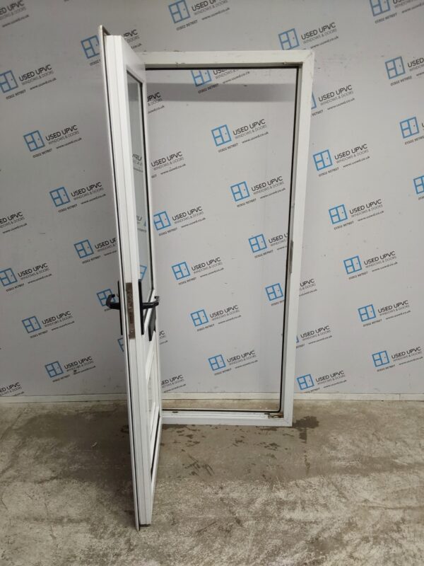 Used White Upvc Front Door 855mm x 2015mm 0403 - Image 3