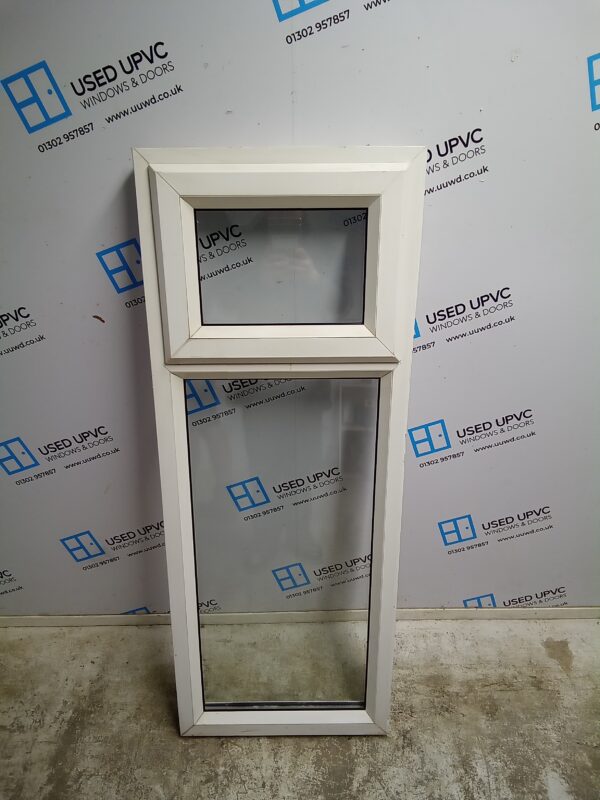 Used White Upvc Window 530mm x 1370mm C3115