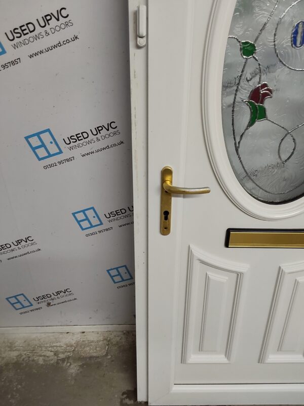 Used White Upvc Front Door 850mm x 2065mm 0369 - Image 7