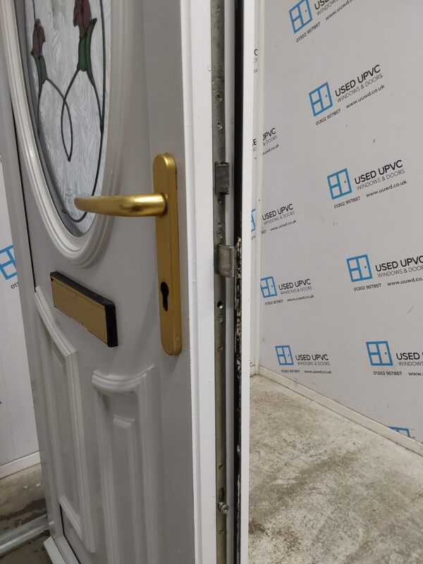 Used White Upvc Front Door 850mm x 2065mm 0369 - Image 5
