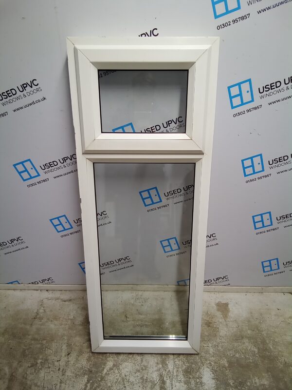 Used White Upvc Window 530mm x 1370mm C3117