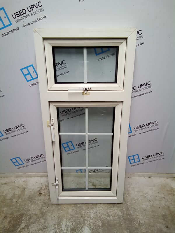 Used White Upvc Window 575mm x 1250mm C3121 - Image 2