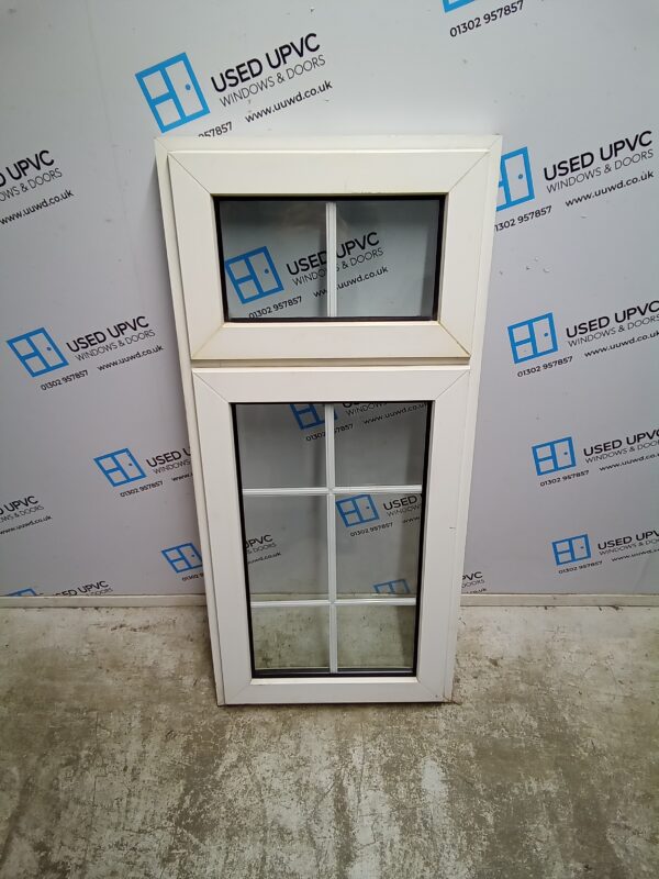 Used White Upvc Window 575mm x 1250mm C3121