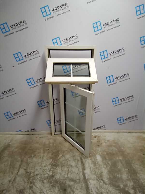 Used White Upvc Window 575mm x 1250mm C3121 - Image 3