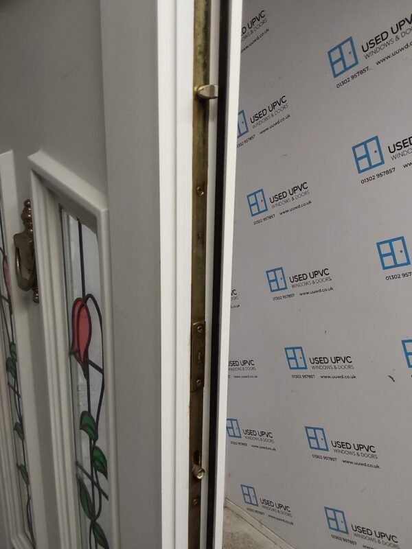 Used White Upvc Front Door 885mm x 2135mm 0547 - Image 4