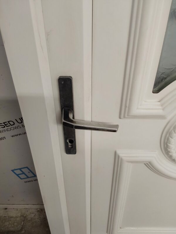 Used White Upvc Front Door 915mm x 2040mm (Reduce To 895mm x 2020mm) 0191 - Image 10