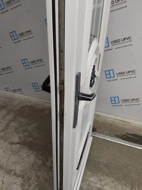 Used White Upvc Front Door 915mm x 2040mm (Reduce To 895mm x 2020mm) 0191 - Image 5
