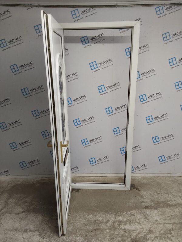 Used White Upvc Front Door 900mm x 2105mm 0189 - Image 3