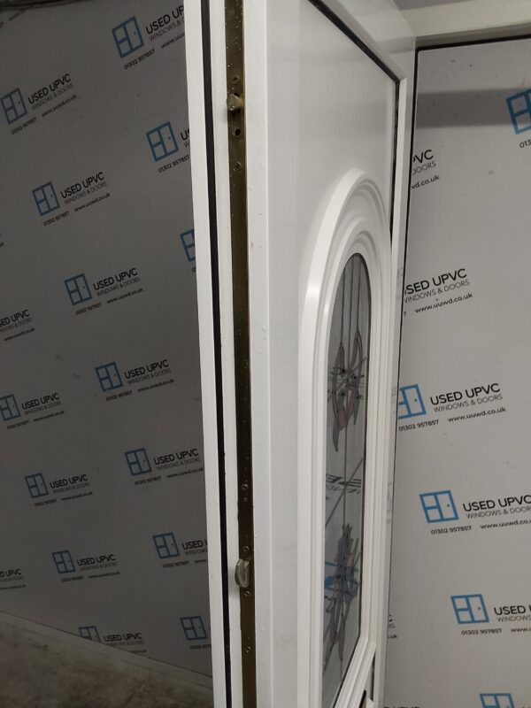 Used White Upvc Front Door 900mm x 2105mm 0189 - Image 4