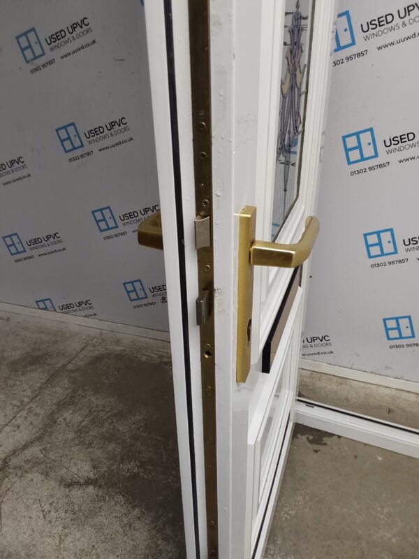 Used White Upvc Front Door 900mm x 2105mm 0189 - Image 5