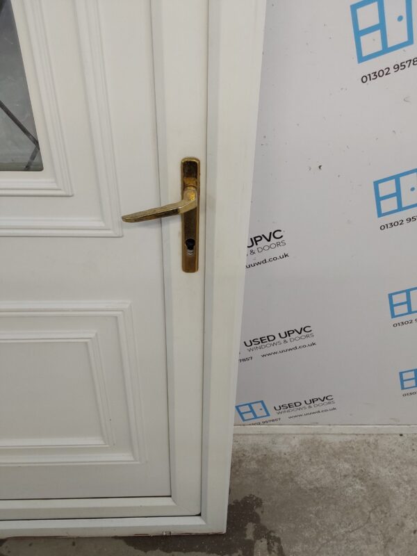 Used White Upvc Back Door 915mm x 2165mm 0180 - Image 12