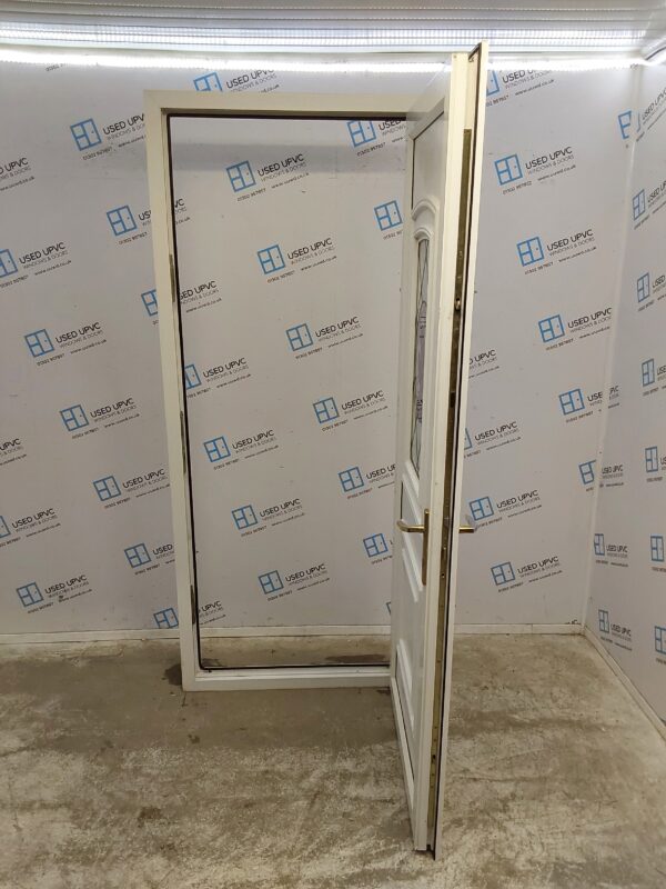 Used White Upvc Back Door 915mm x 2165mm 0180 - Image 3