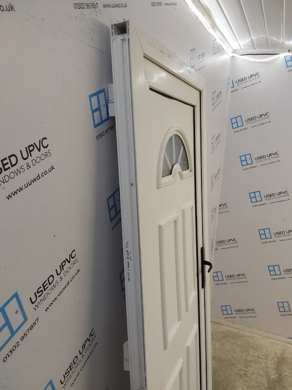 Used White Upvc Back Door 970mm x 2050mm 0554 - Image 9
