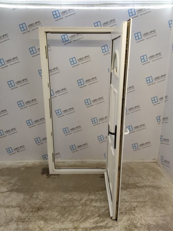 Used White Upvc Back Door 970mm x 2050mm 0554 - Image 3