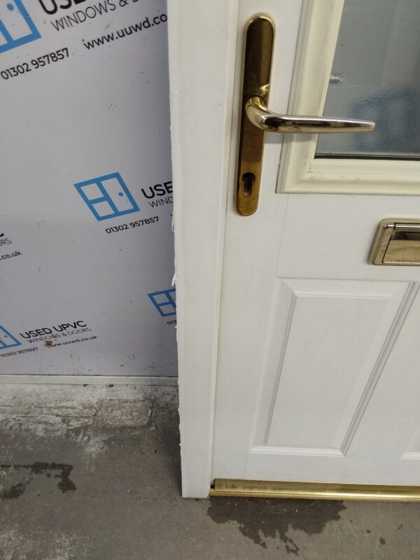Used White Composite Front Door 890mm x 2050mm 0101 - Image 15