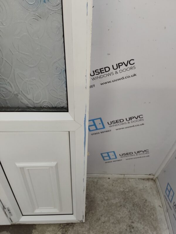 Used White Upvc Front Door And Side Panels 1700mm x 2065mm DS015 - Image 12