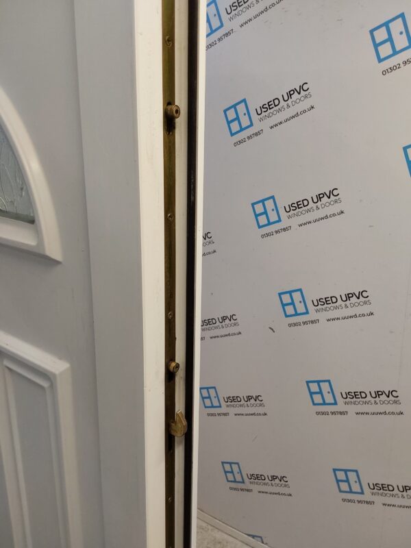 Used White Upvc Front Door And Side Panels 1700mm x 2065mm DS015 - Image 4
