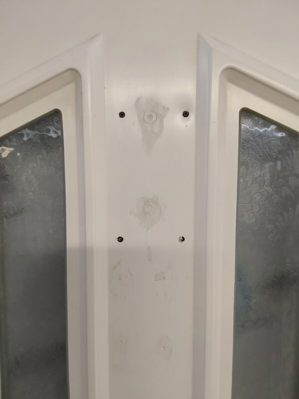 Used White Upvc Front Door 935mm x 2010mm (Reduce To 895mm) 0054 - Image 7