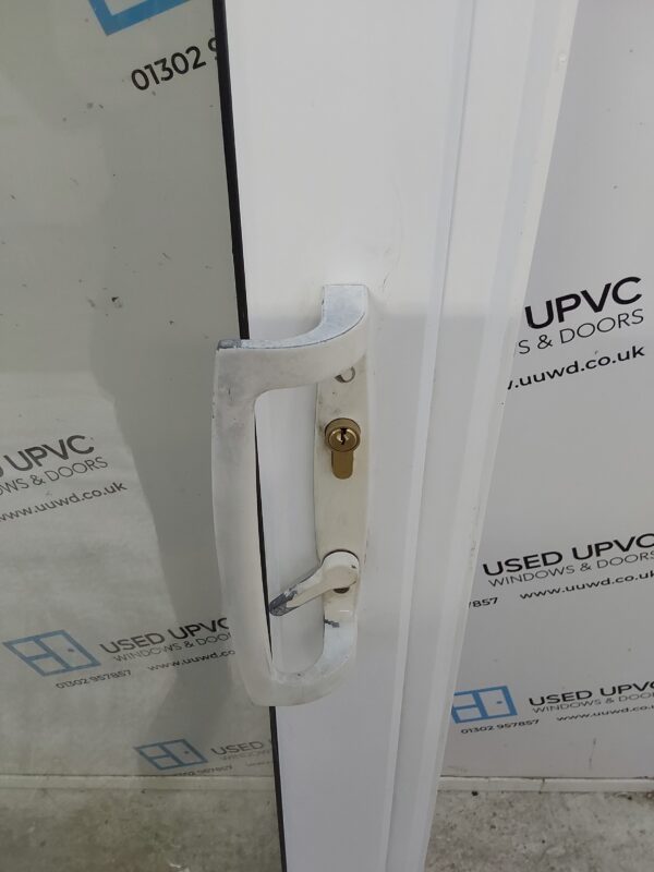 Used White Upvc Sliding Patio Doors 1800mm x 2000mm EA5 - Image 7