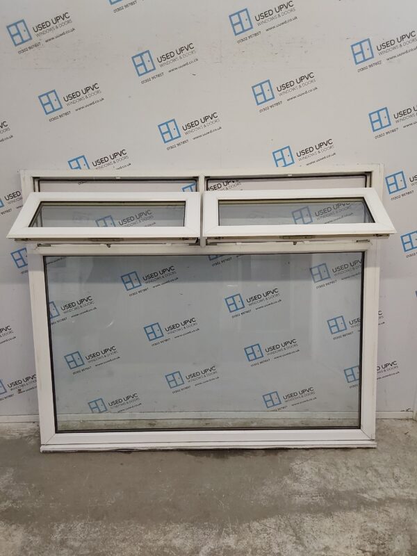 Used White Upvc Window 1820mm x 1500mm (reduce to 1780mm) LW0048 - Image 3