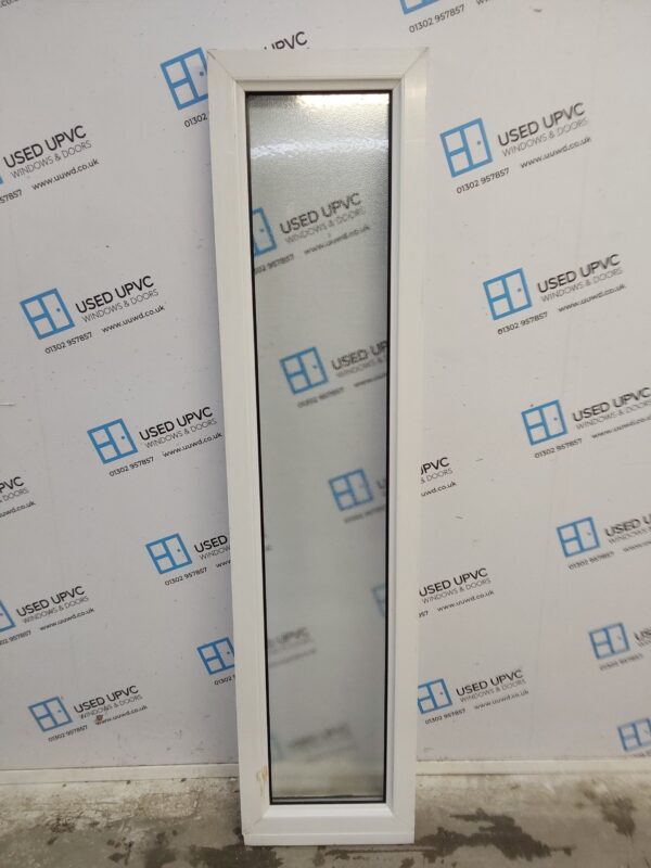 Used White Upvc Side Panel 440mm x 1850mm C5010 - Image 2