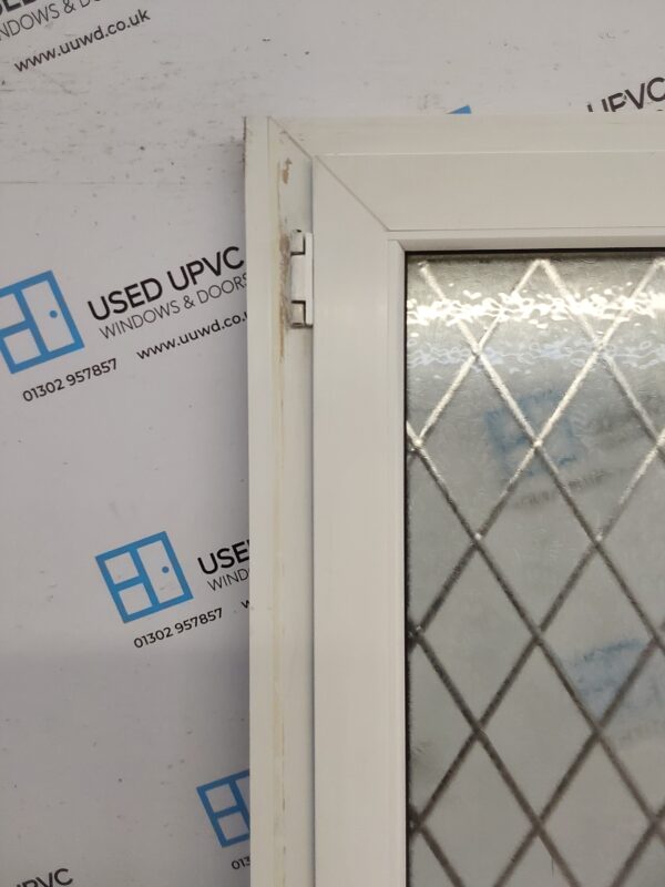 Used White Upvc Back Door 870mm x 2025mm (Reduce To 820mm) 0755 - Image 8