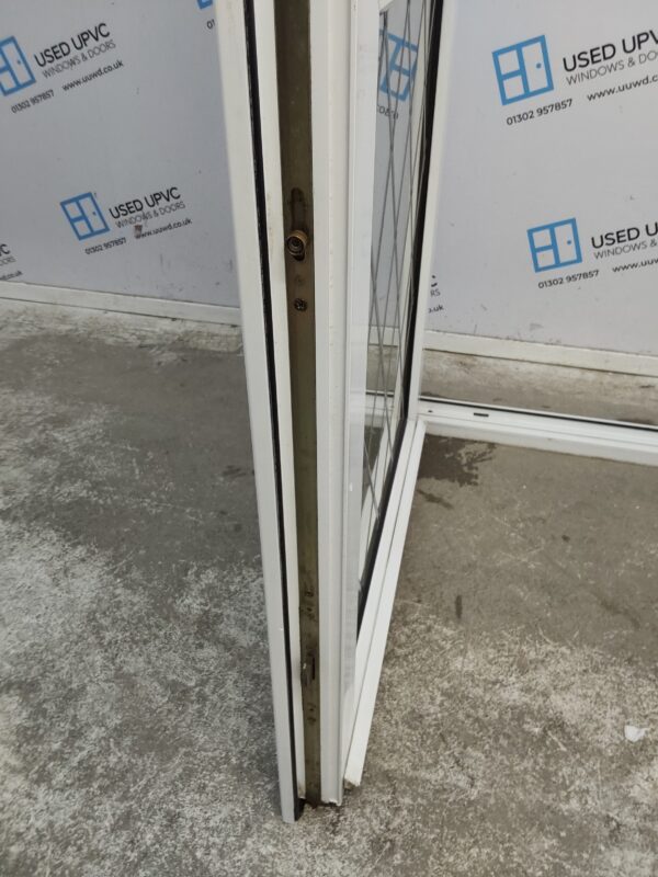 Used White Upvc Back Door 870mm x 2025mm (Reduce To 820mm) 0755 - Image 6