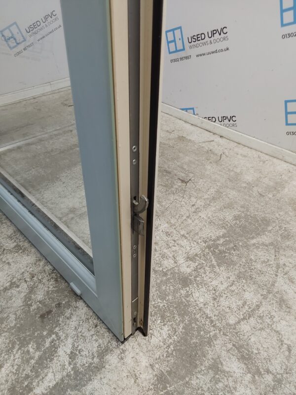 Used Duck Egg Blue Upvc Stable Door 960mm x 2030mm 0637 - Image 8