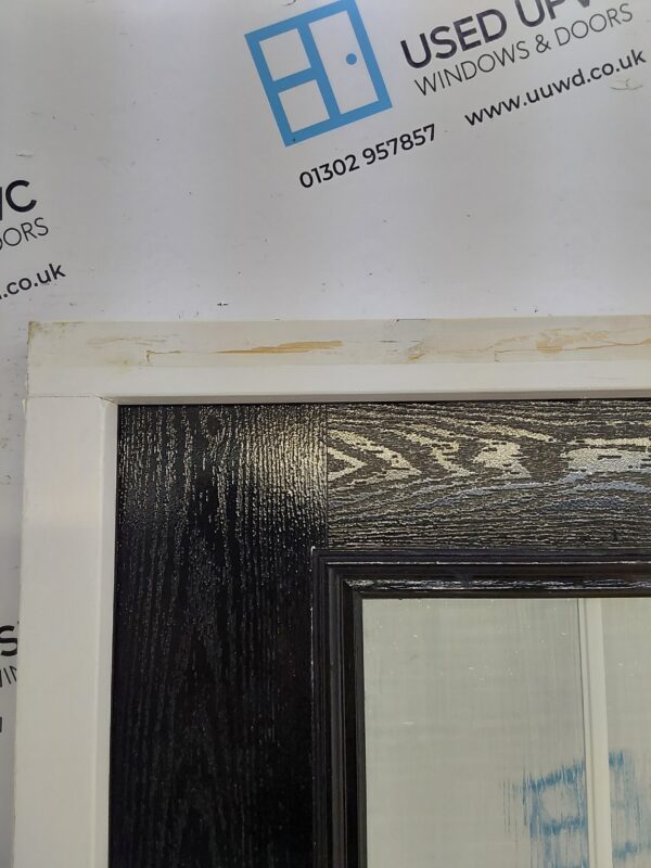Used Black Composite Front Door 1000mm x 2090mm 0525 - Image 13
