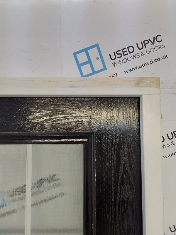 Used Black Composite Front Door 1000mm x 2090mm 0525 - Image 14