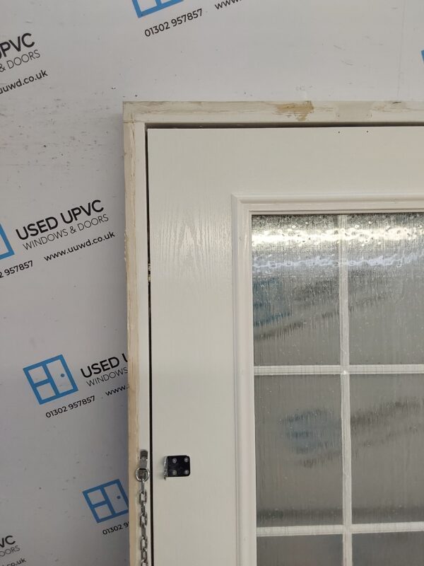 Used Black Composite Front Door 1000mm x 2090mm 0525 - Image 8