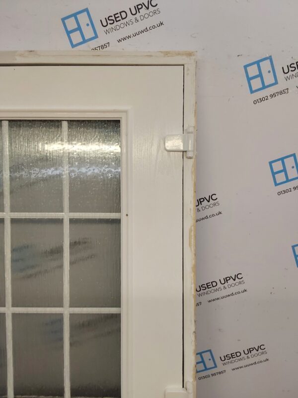 Used Black Composite Front Door 1000mm x 2090mm 0525 - Image 9
