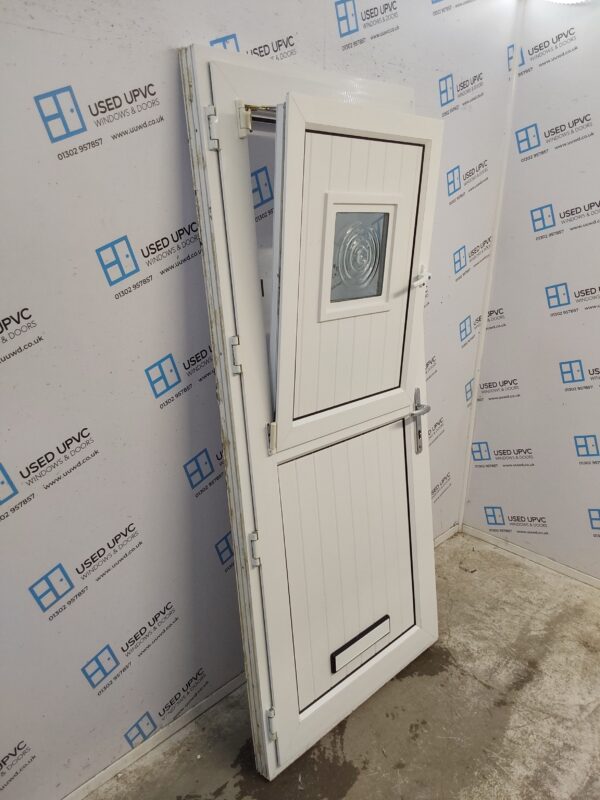 Used White Upvc Stable Door 900mm x 2000mm 0441 - Image 3
