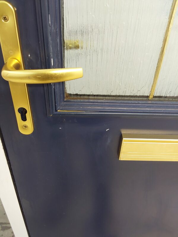 Used Dark Blue Composite Front Door 920mm x 2025mm 0424 - Image 7