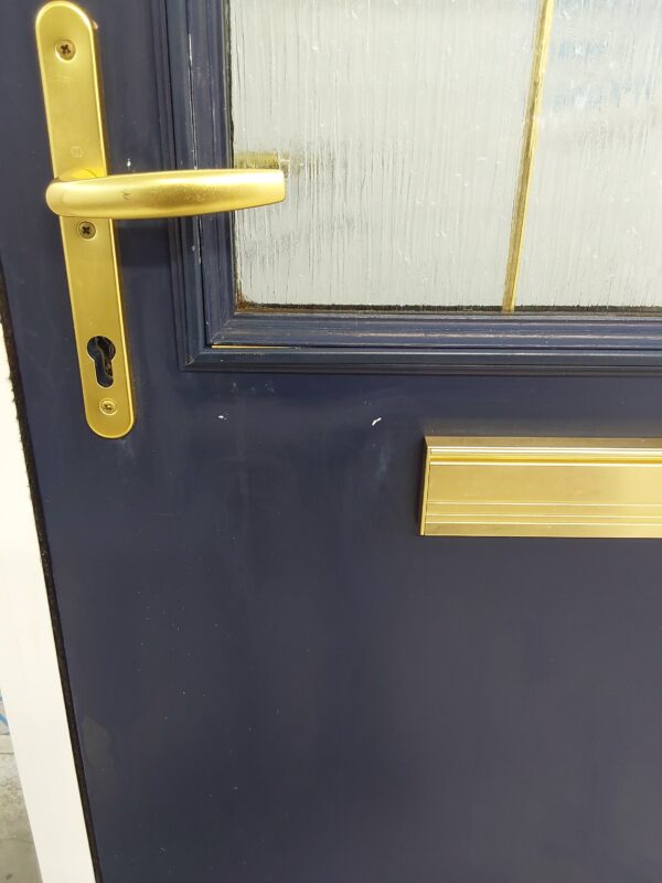 Used Dark Blue Composite Front Door 920mm x 2025mm 0424 - Image 8