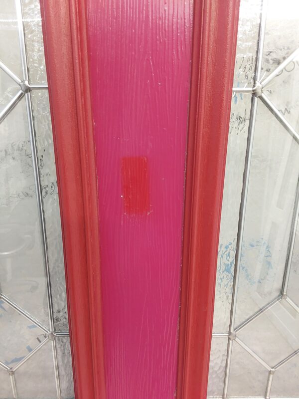Used Red Composite Front Door 940mm x 2040mm 0330 - Image 7