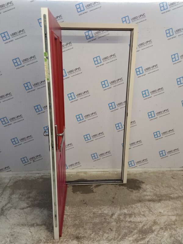 Used Red Composite Front Door 940mm x 2040mm 0330 - Image 3