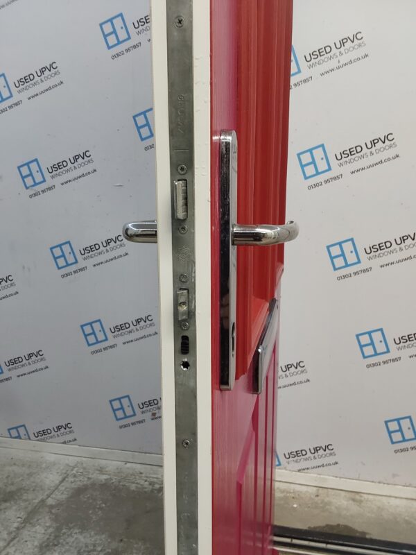 Used Red Composite Front Door 940mm x 2040mm 0330 - Image 5