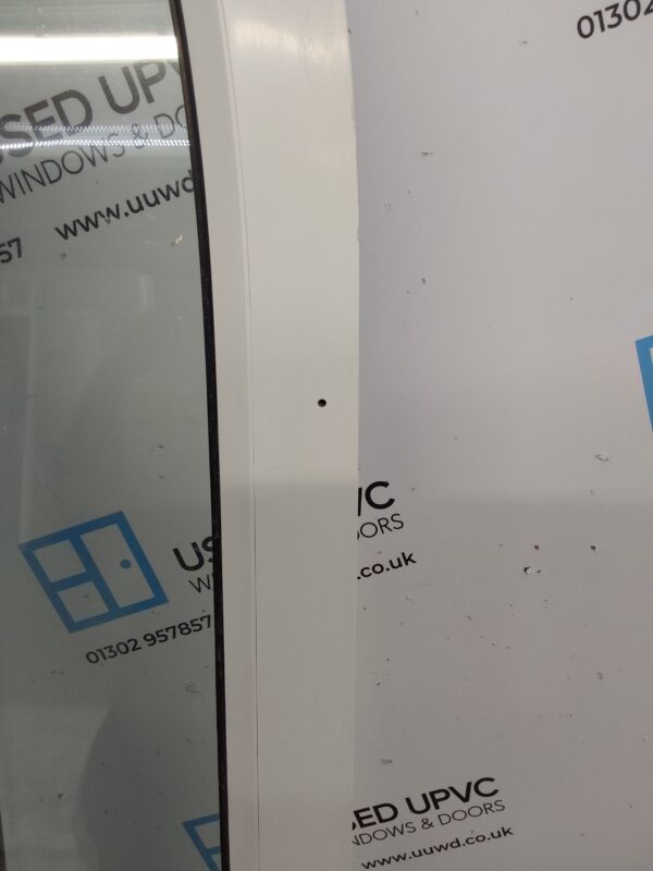 Used White Upvc French Doors With Side Panels And Toplight 1560mm x 2285mm EA4 - Image 8