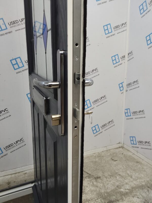 Used Anthracite Grey Composite Front Door 920mm x 2045mm (Reduce To 895mm) 0008 - Image 5